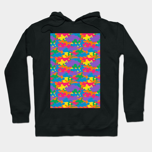 party camo Hoodie by B0red